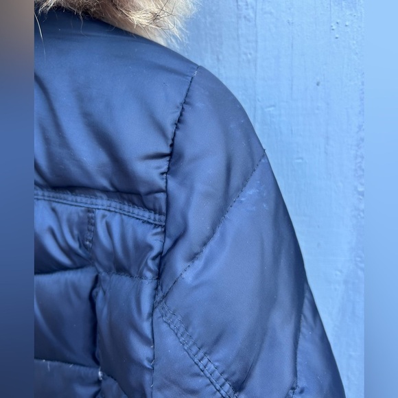 Michael Kors Navy Down Parka, size Small - Picture 10 of 13
